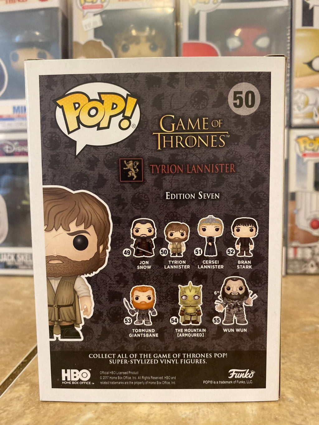 Funko Pop! Vinyl: Game of Thrones - Tyrion Lannister #50 w Protector