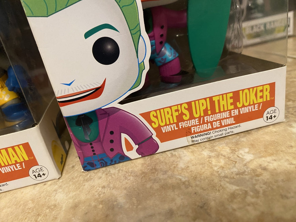 Funko Pop! Batman TV Series - Surf's Up Batman & Joker 2pc Set w/Box Protectors