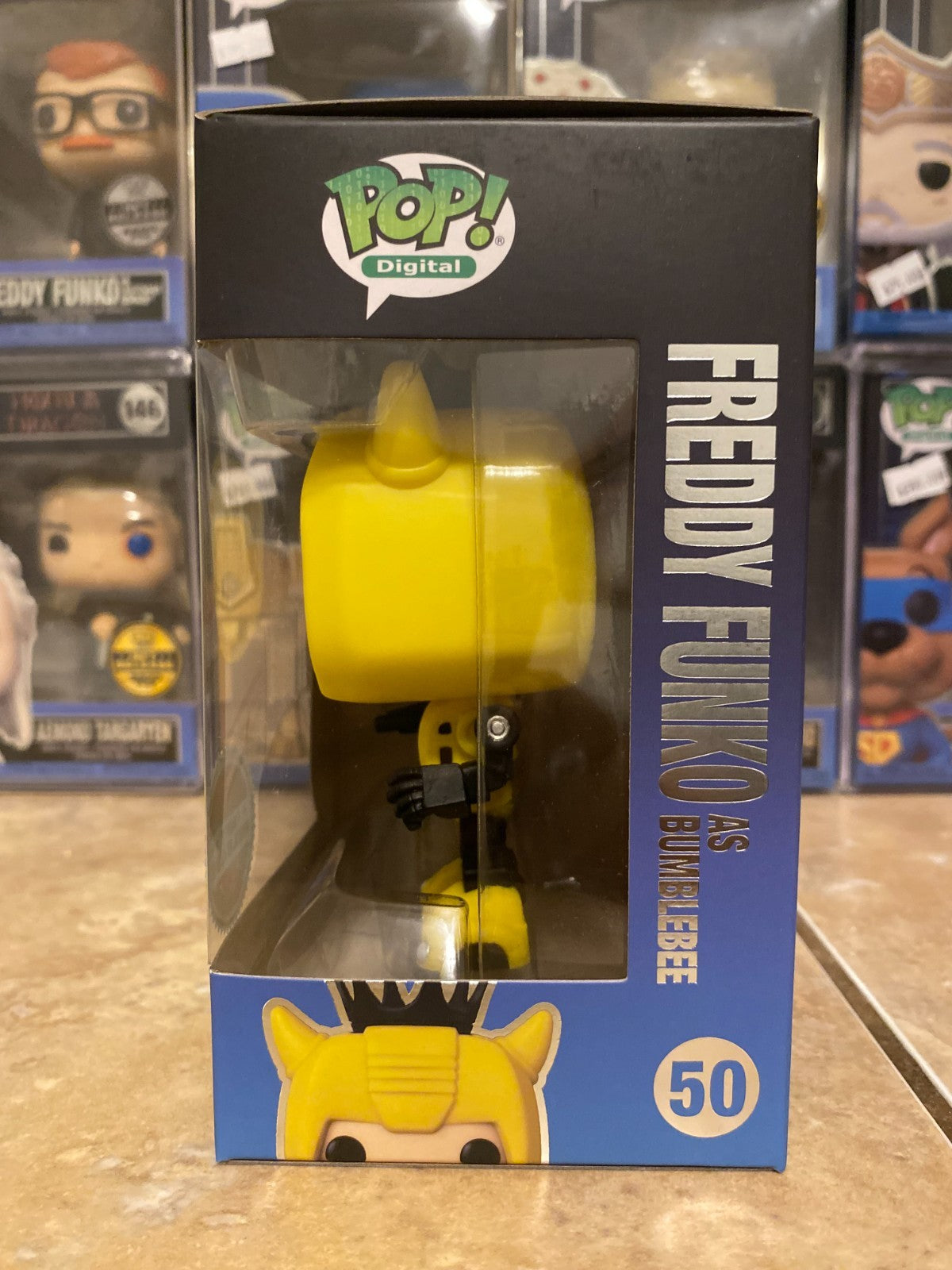 Funko Pop Transformers Freddy Funko as Bumblebee #50 LE 2397 Royalty Digital Pop