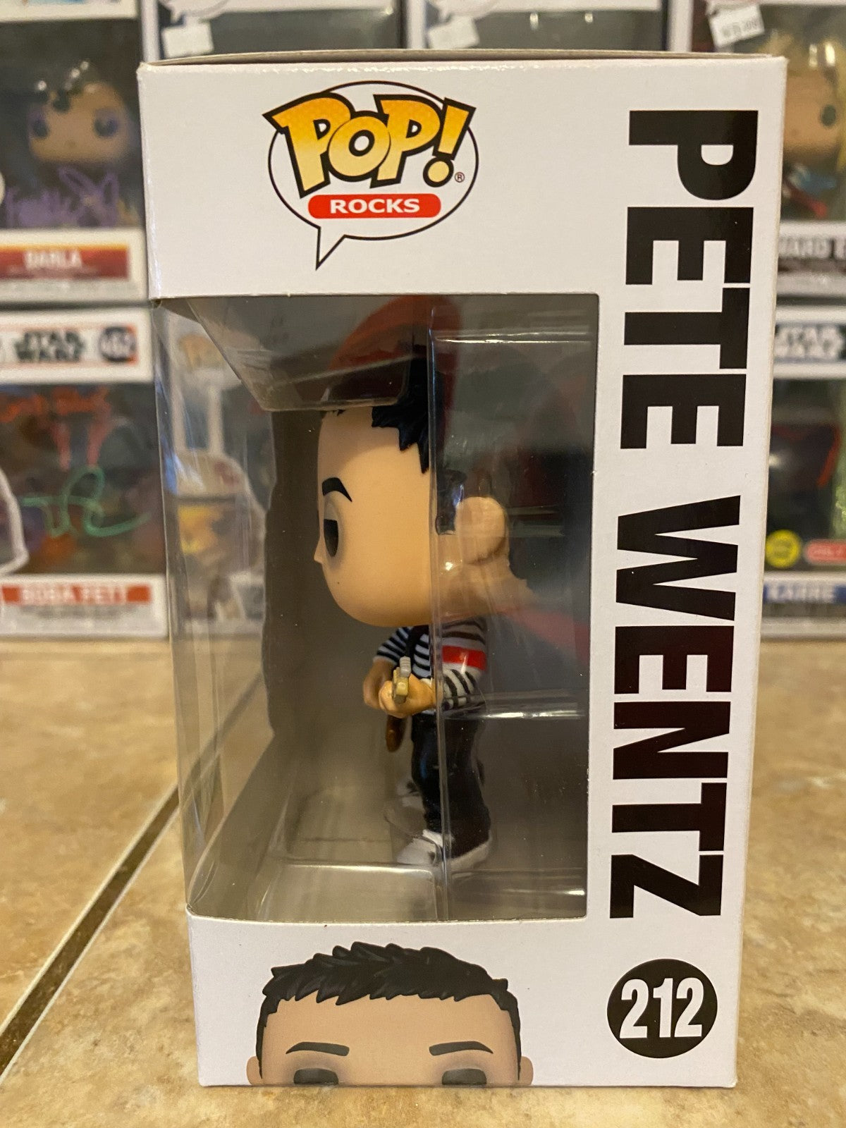 Funko Pop Fall Out Boy - Pete Wentz - Hot Topic Exclusive #212 With Protector