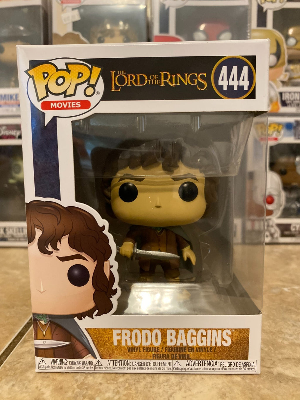 Funko Pop! Vinyl: The Lord of the Rings - Frodo Baggins #444 w Protector
