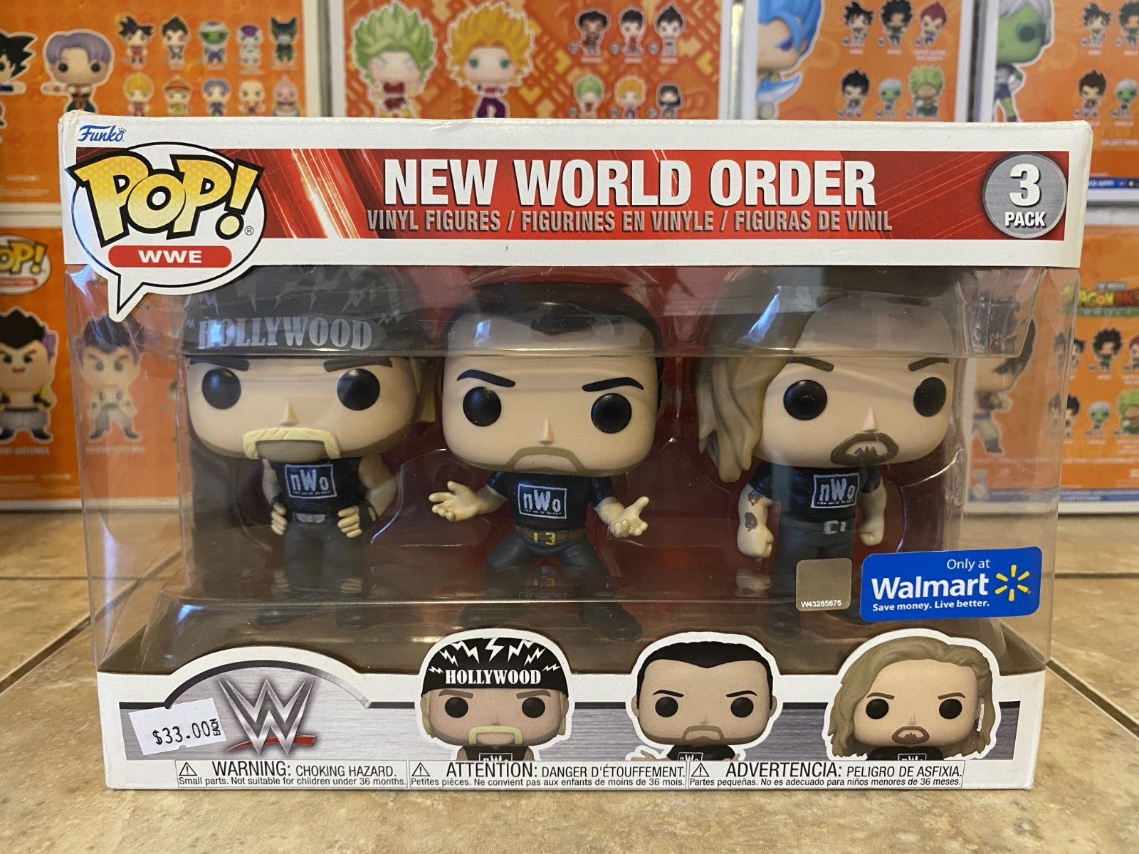 Funko Pop! Vinyl: WWE - New World Order - 3 Pack - Walmart (Exclusive)