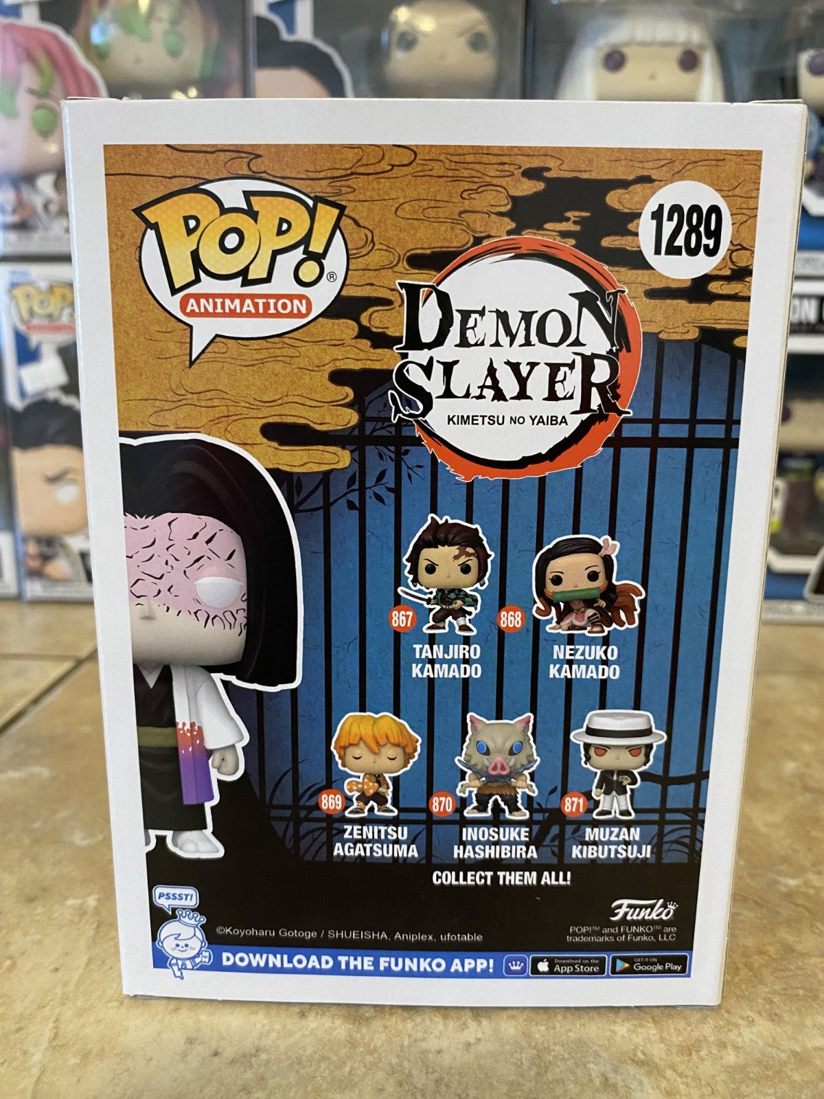Funko Pop! Demon Slayer #1289 Kagaya Ubuyashiki Crunchy Roll Exc w/Box Protector