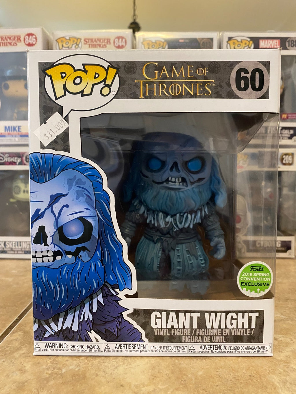 Funko Pop! Game of Thrones: Giant Wight 2018 ECCC Spring Collection w Protector