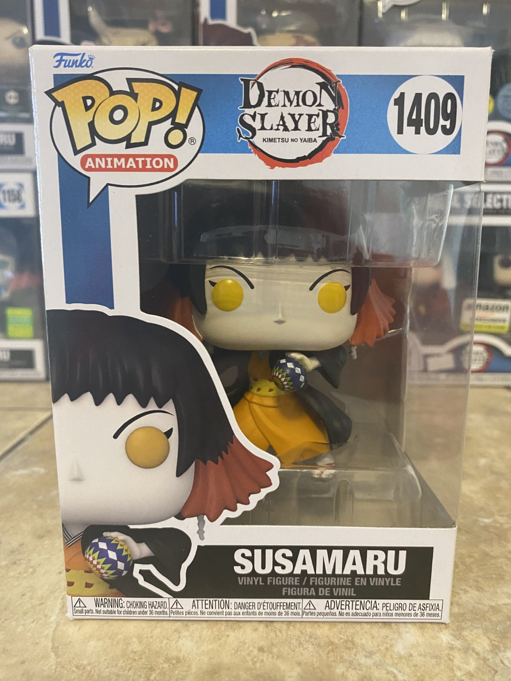Funko Pop! Demon Slayer #1409 Susamaru w/Box Protector
