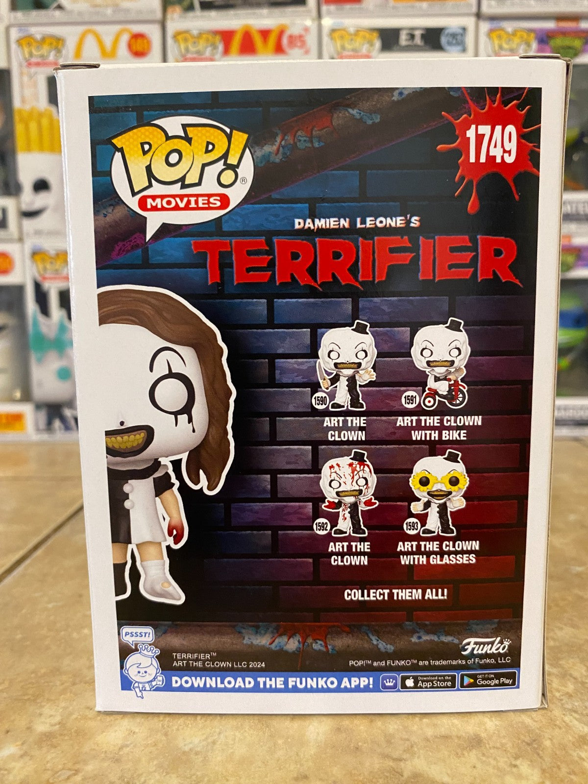 Funko Pop! Terrifier - Little Pale Girl #1749 GITD Specialty Series w Protector