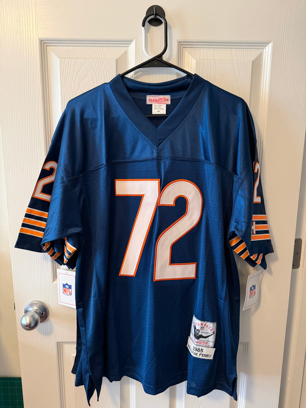 Vintage Chicago Bears #72 William Perry (Stitched/Adult) Jersey