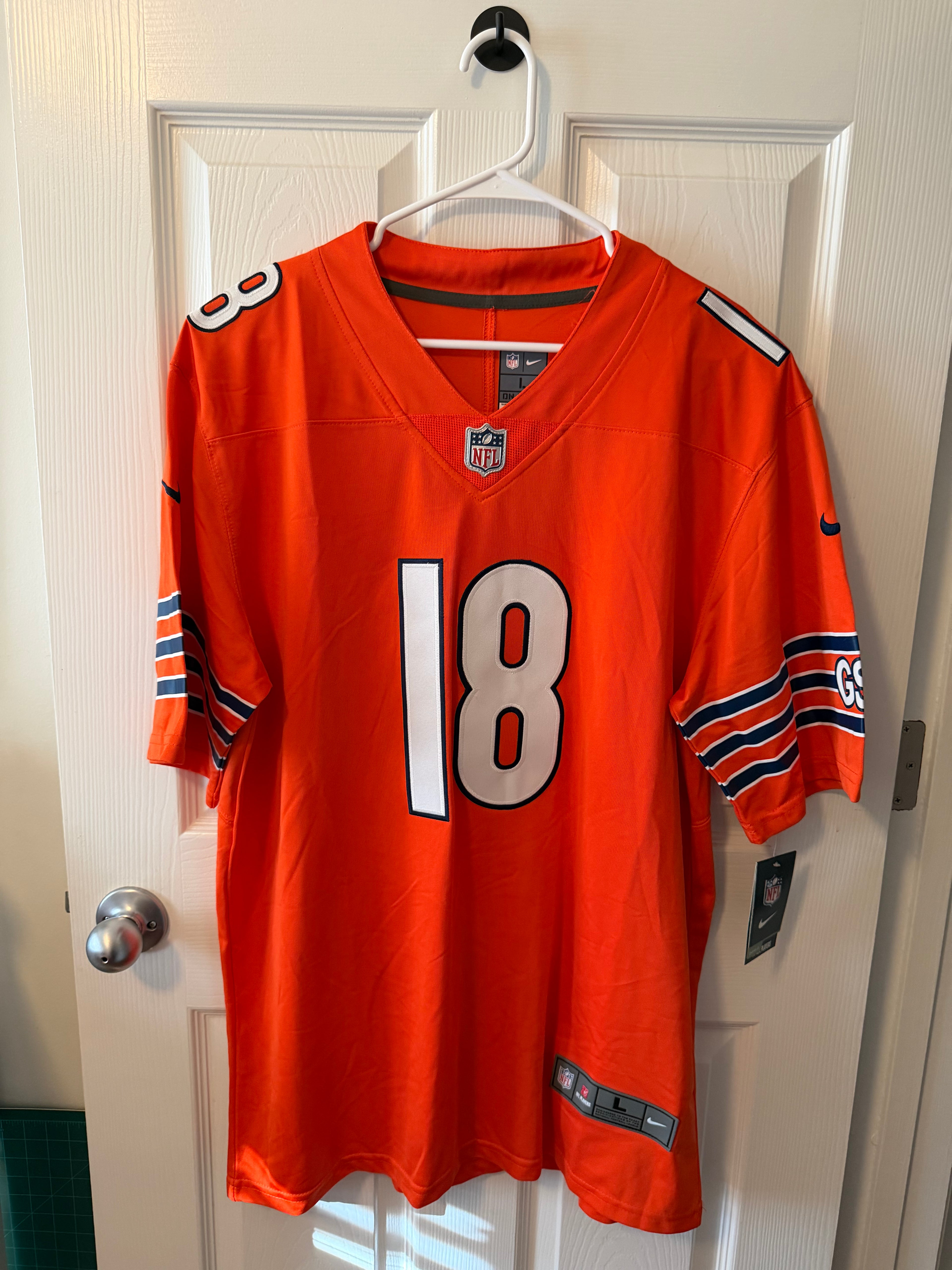 Chicago Bears #15 Caleb Williams (Stitched/Large Adult) Jersey