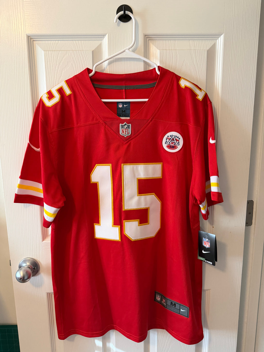 Kansas City Chiefs #15 Patrick Mahomes (Stitched/Adult) Jersey
