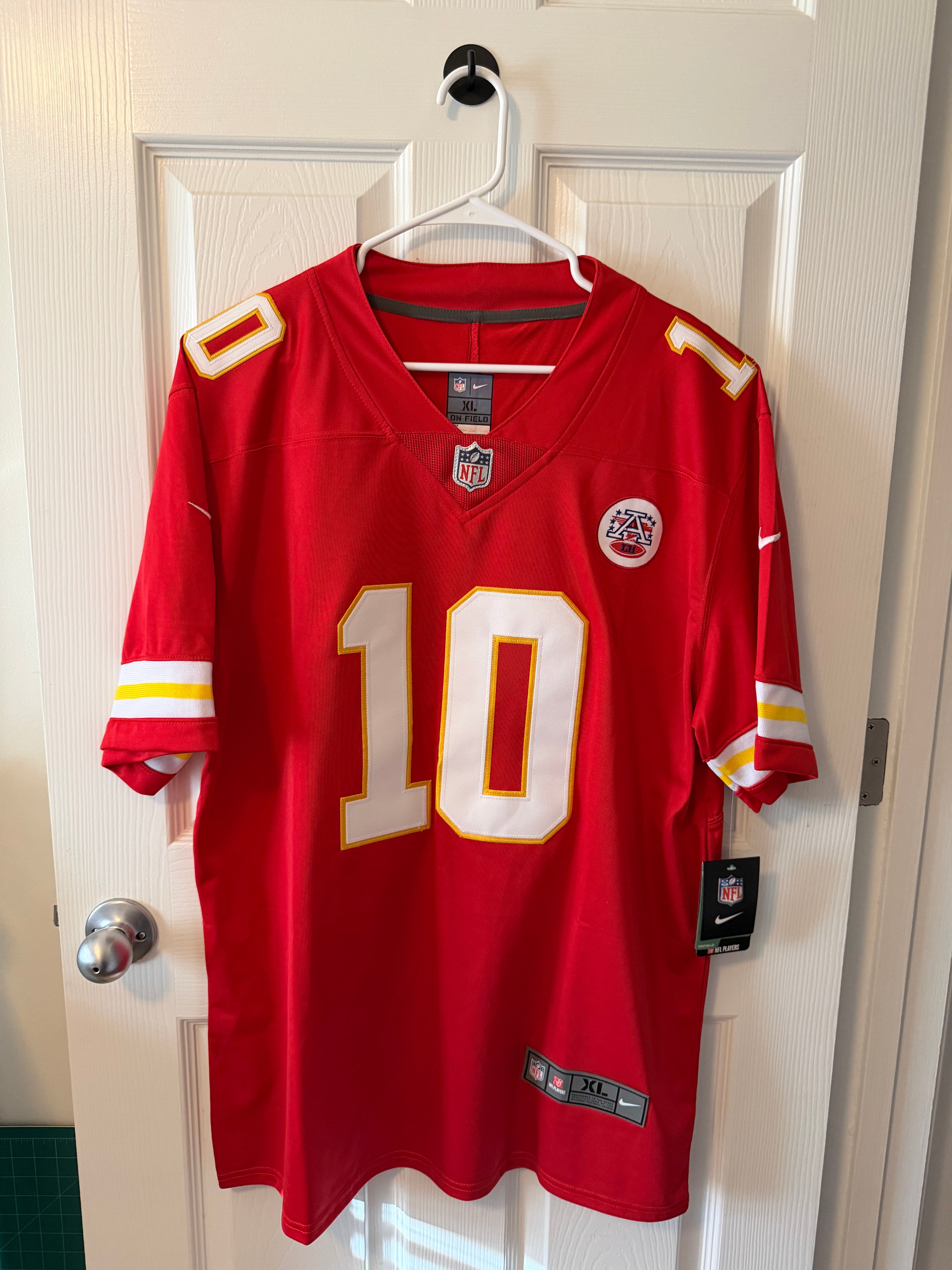 Kansas City Chiefs #10 Pacheco (Stitched/XL Adult) Jersey
