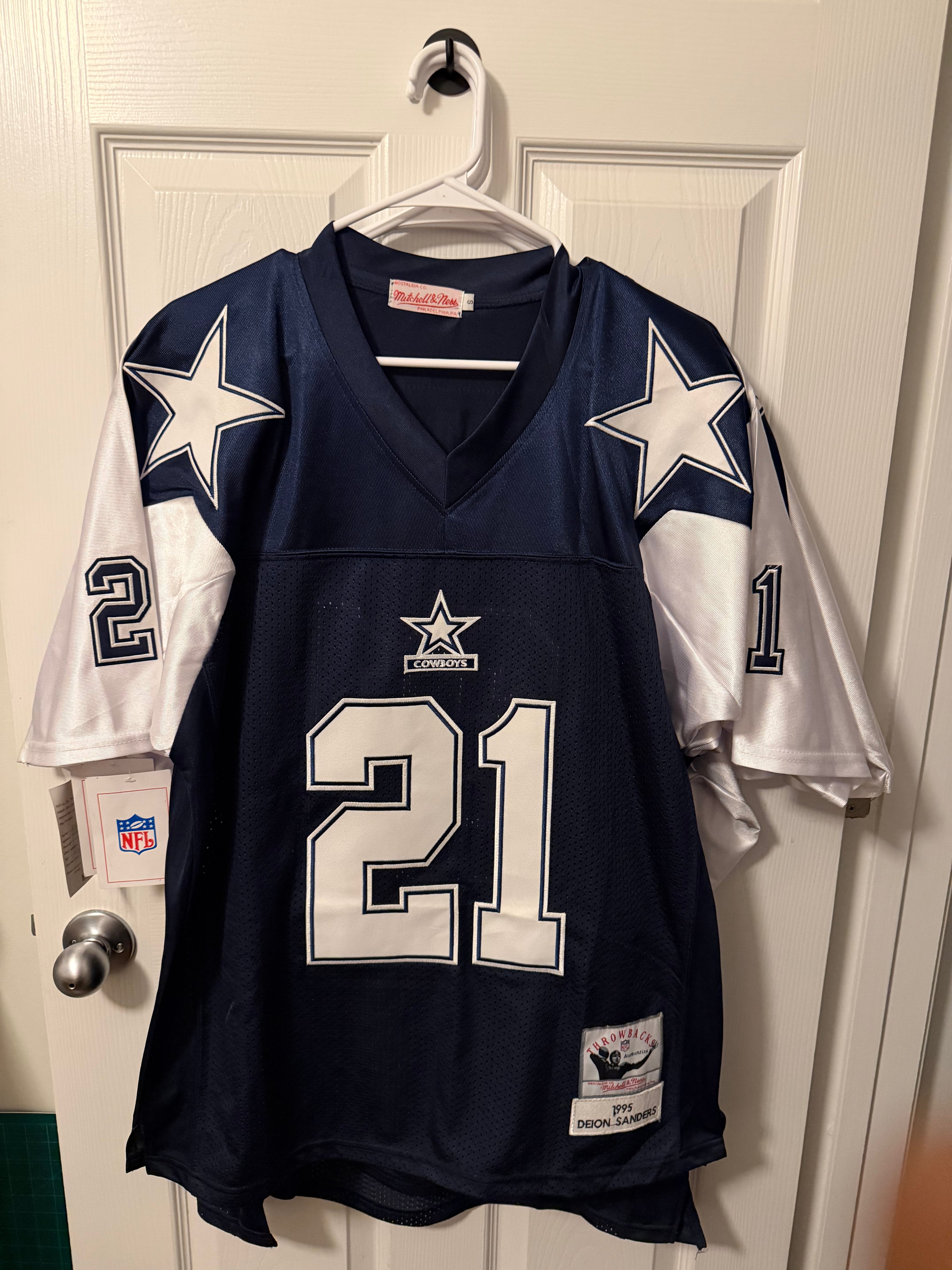 Vintage Dallas Cowboys #21 Deion Sanders (Stitched/Adult) Jersey