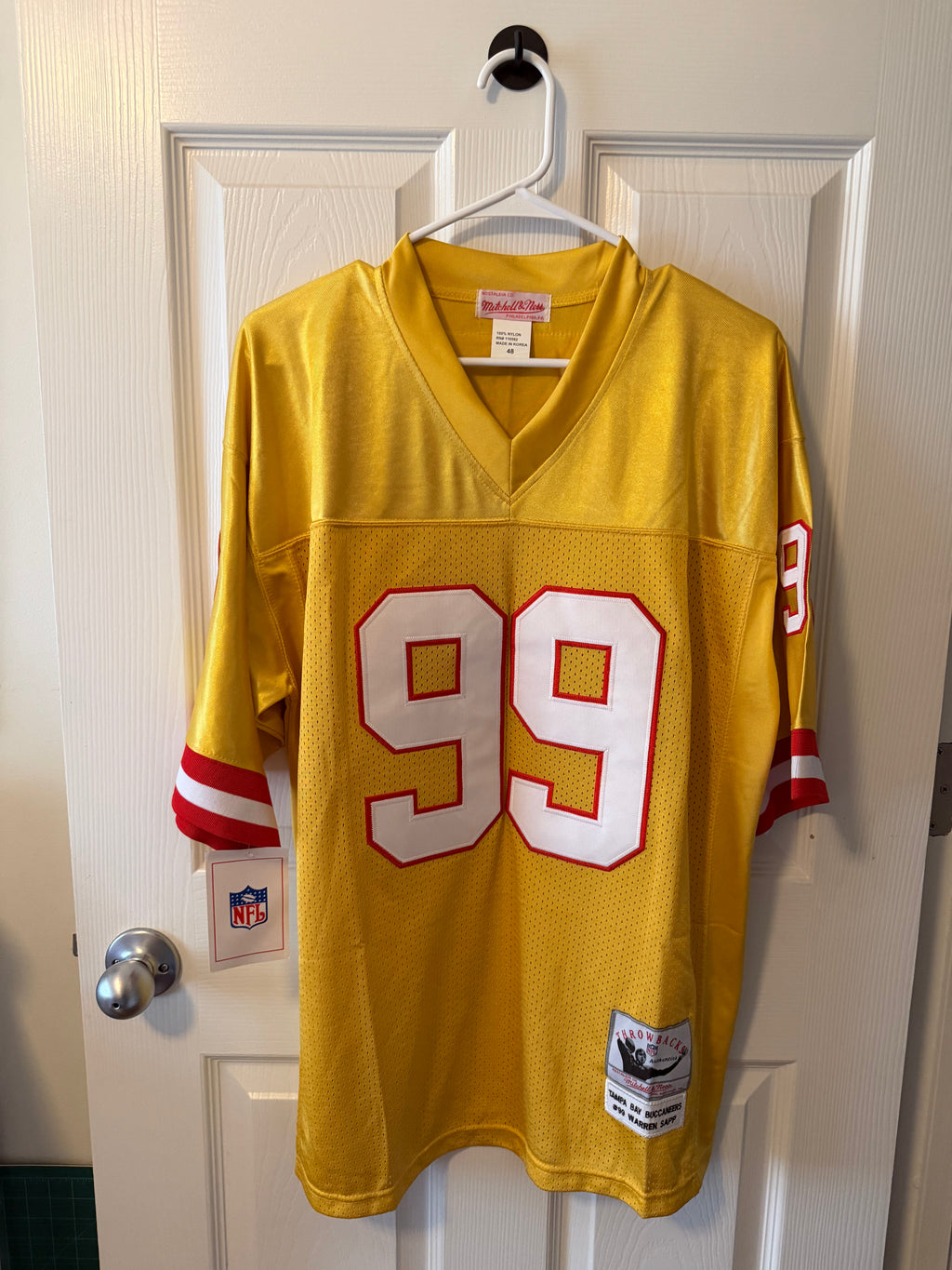 Vintage Tampa Bay Buccaneers #99 Warren Sapp (Stitched/Adult) Jersey