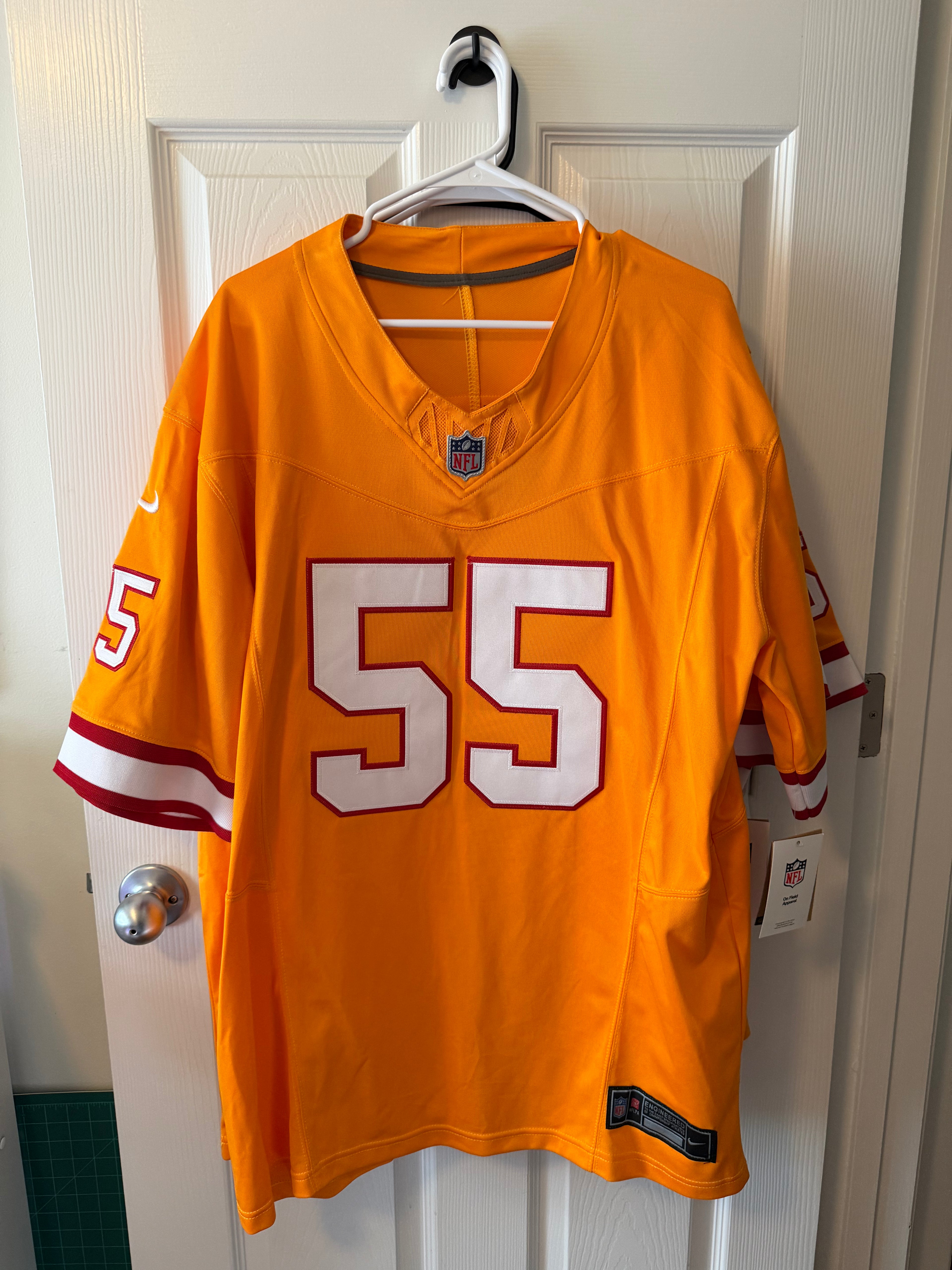 Vintage Tampa Bay Buccaneers #55 Derrick Brooks (Stitched/Adult) Jersey