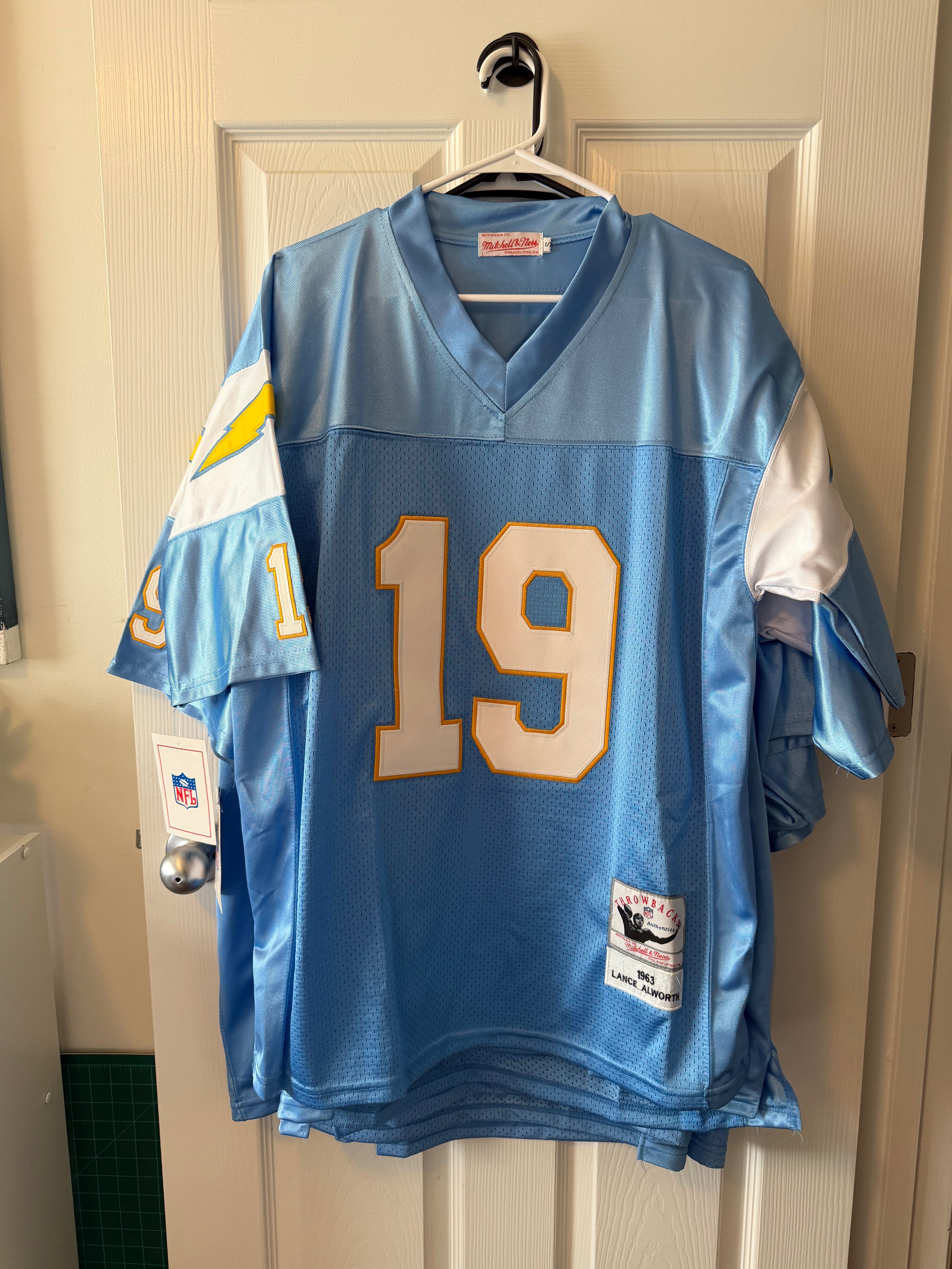 Vintage San Diego Chargers #19 Lance Alworth (Stitched/Adult) Jersey