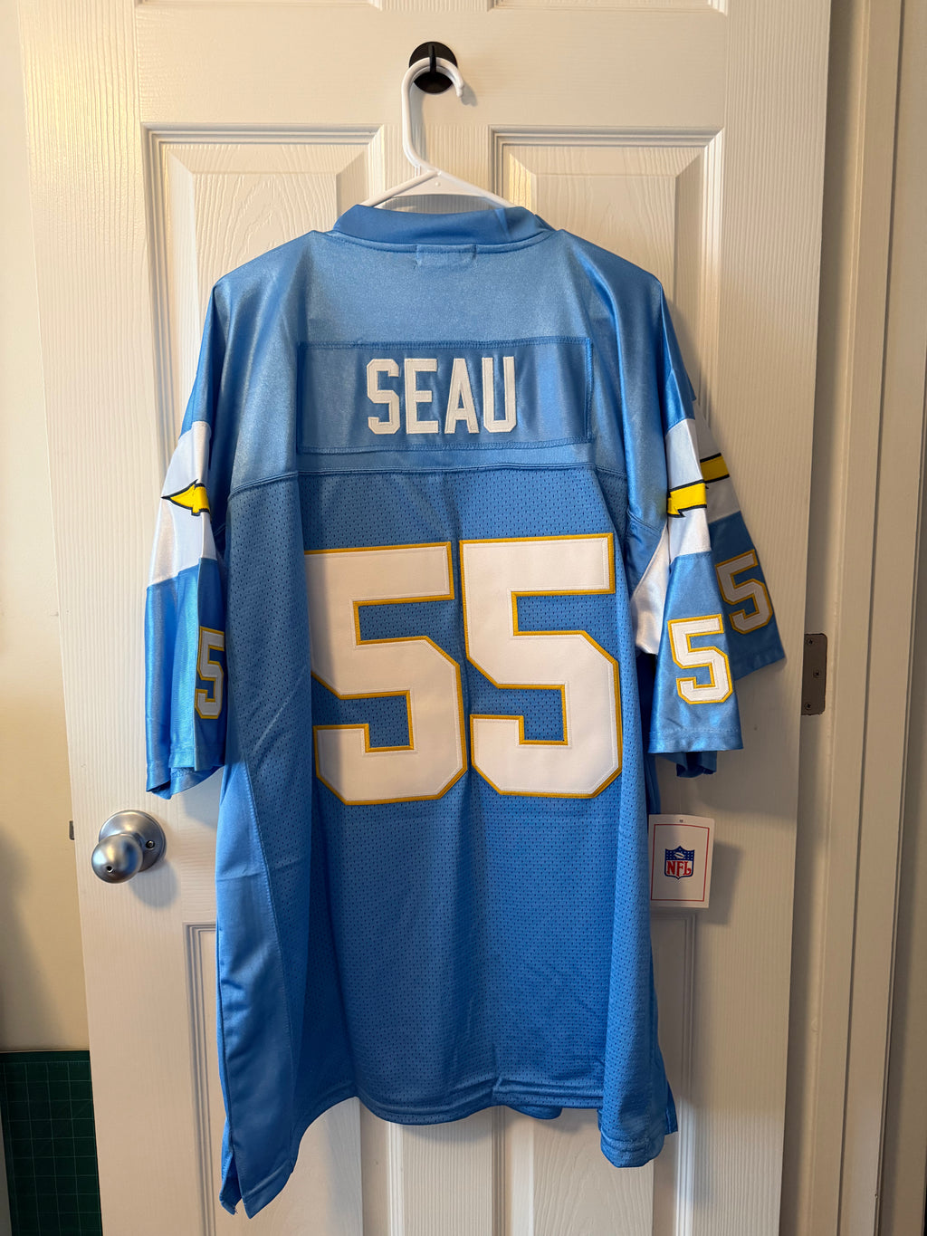 Vintage San Diego Chargers #84 Junior Seau (Stitched/Adult) Jersey