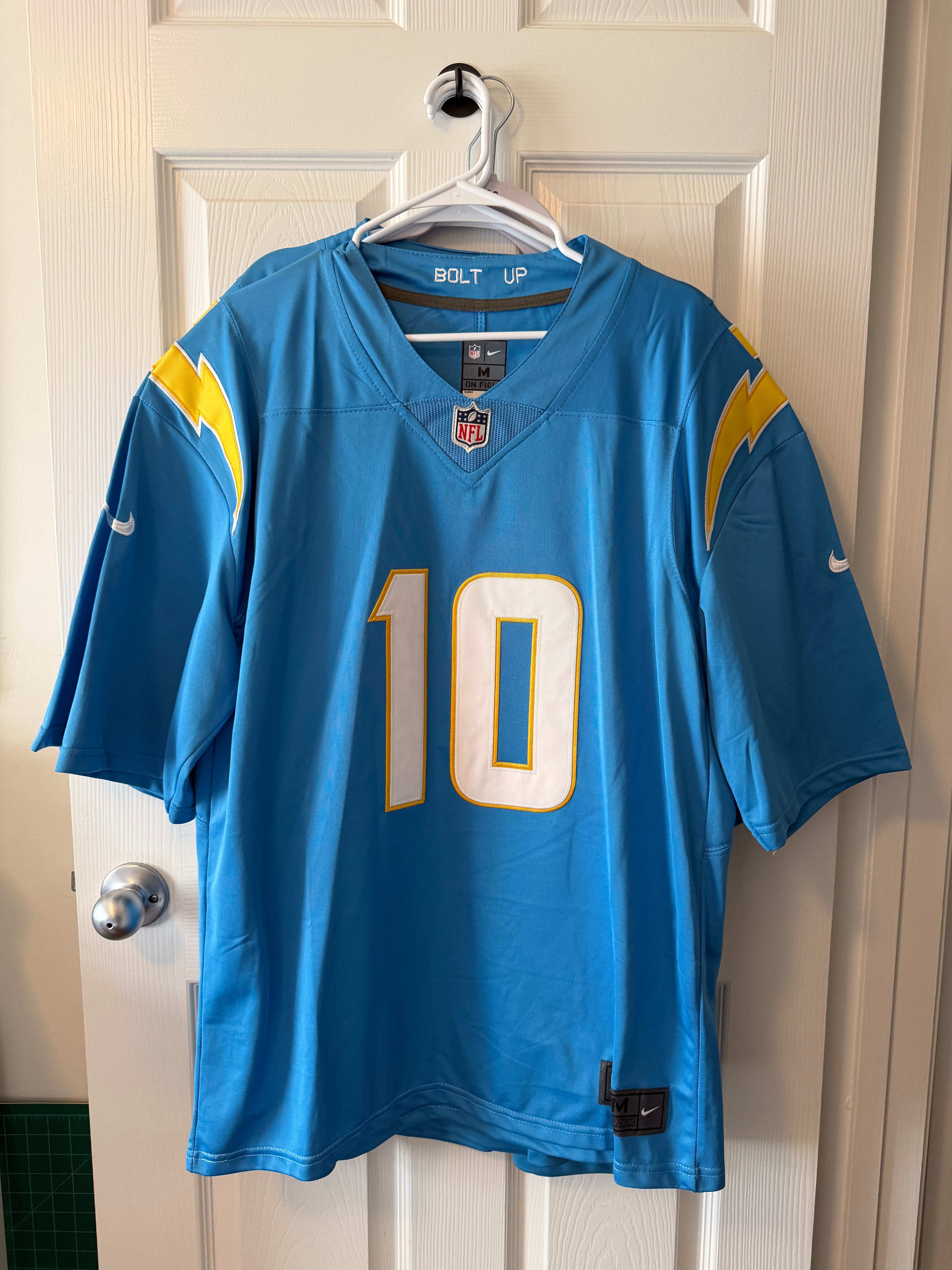 LA Chargers #18 Justin Herbert (Stitched/Adult) Jersey