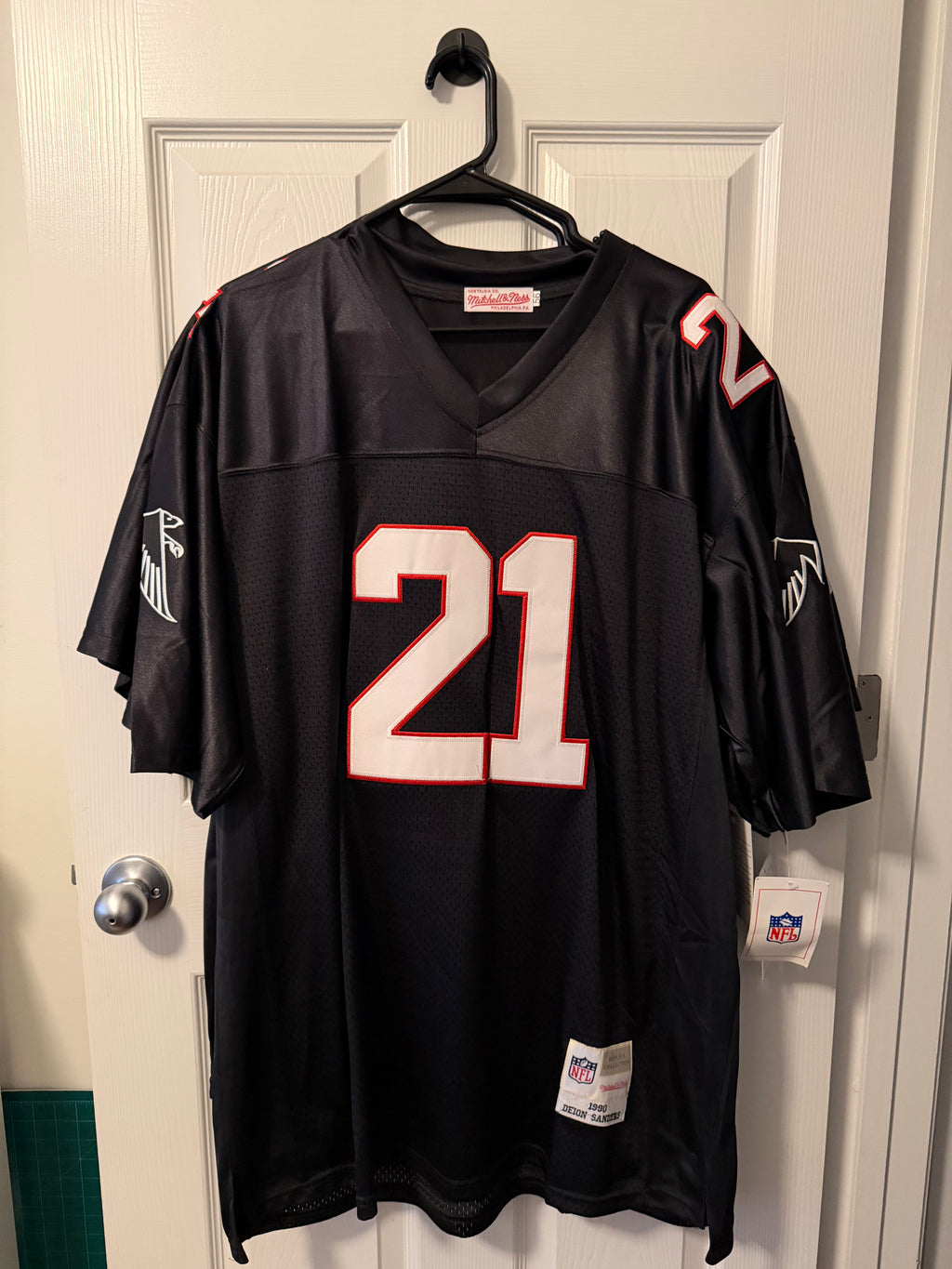 Vintage Atlanta Falcons #21 Deion Sanders (Stitched/Adult) Jersey