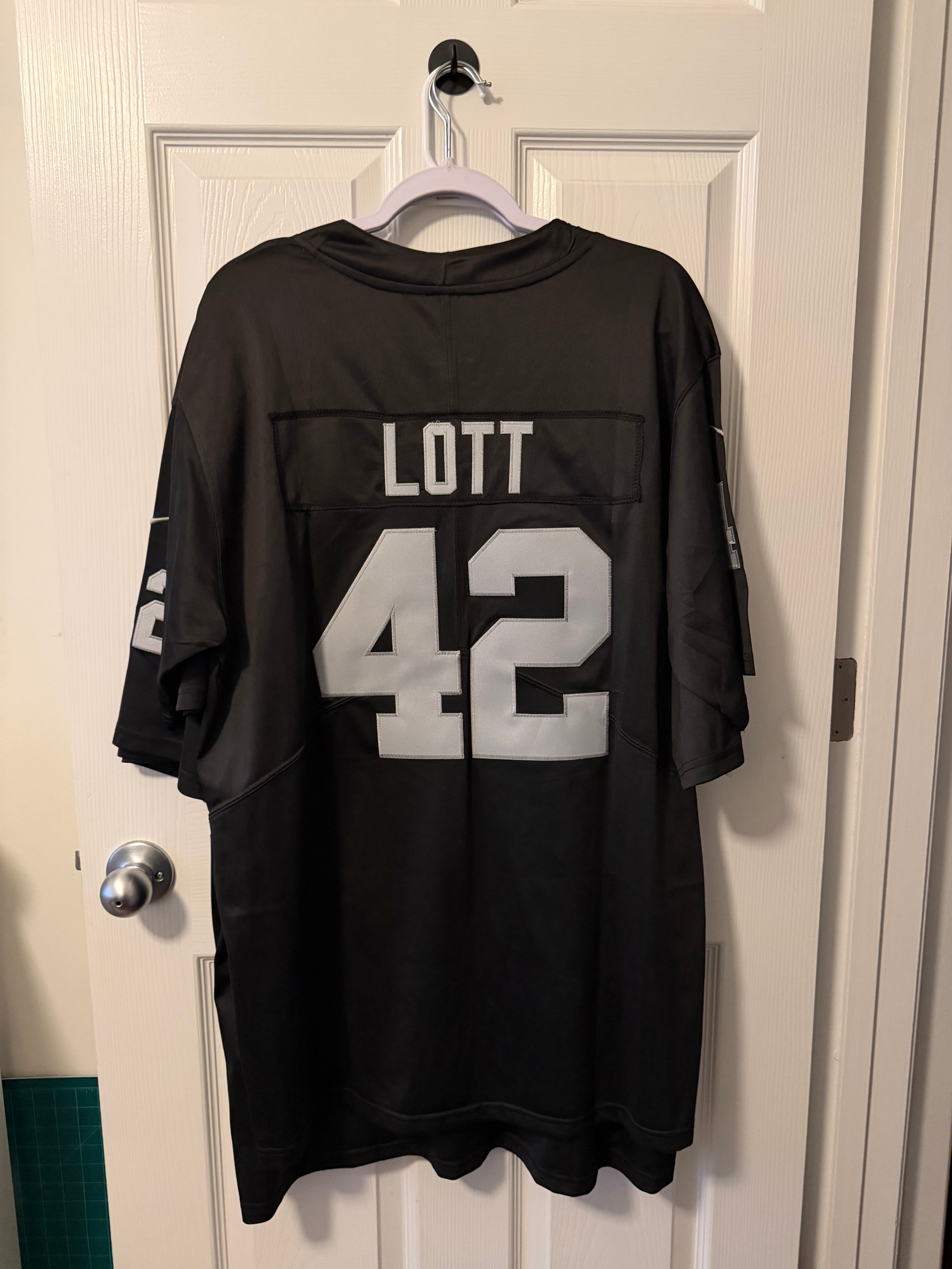 Vintage Oakland Raiders #42 Ronnie Lott (Stitched/Adult) Jersey