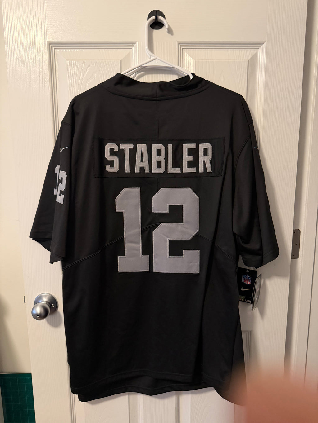 Vintage Oakland Raiders #12 Ken Stabler (Stitched/Adult) Jersey