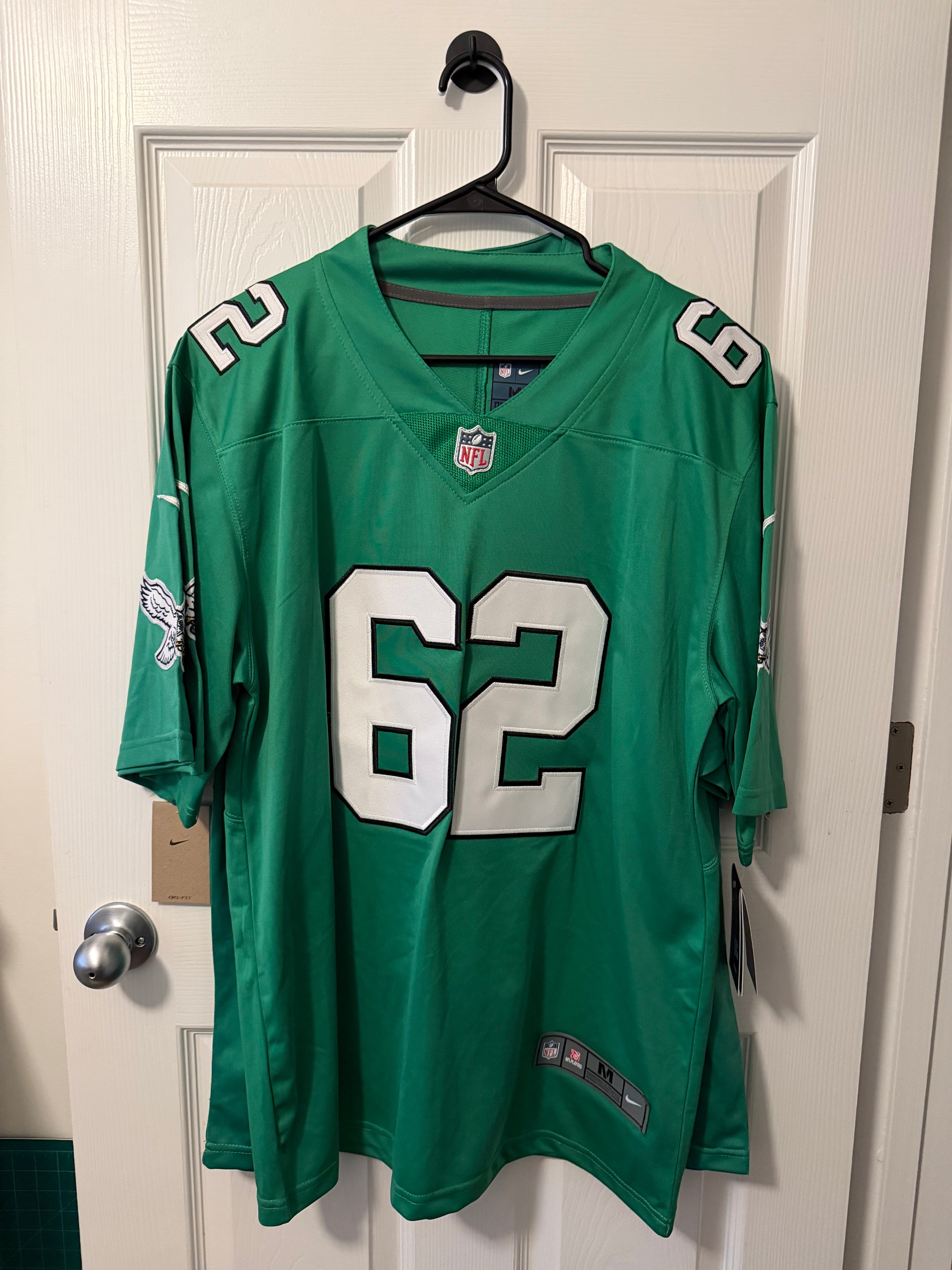 Vintage Philadelphia Eagles #62 Jason Kelce (Stitched/Adult) Jersey