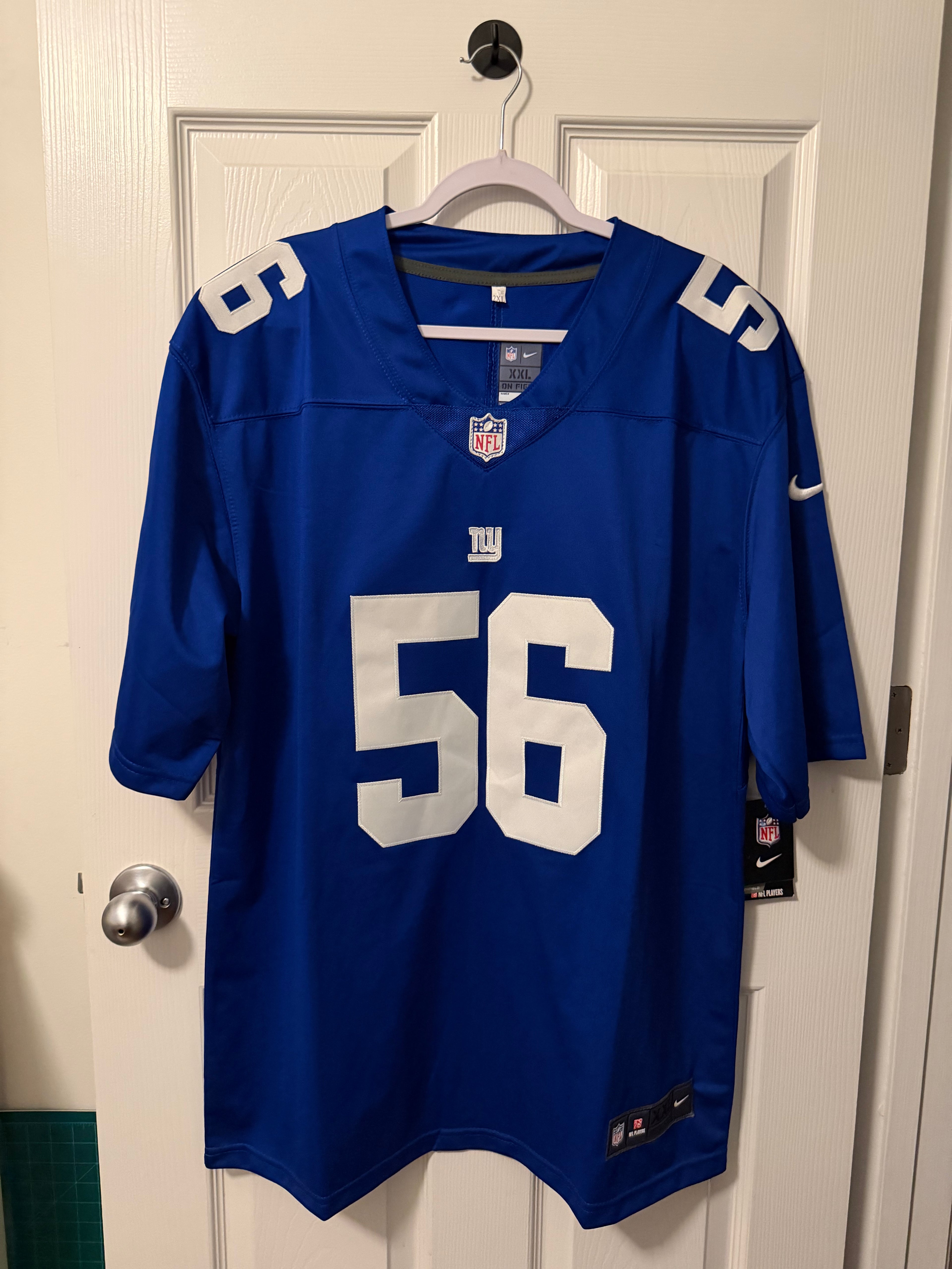 Vintage New York Giants #56 Lawrence Taylor (Stitched/Adult XXL) Jersey
