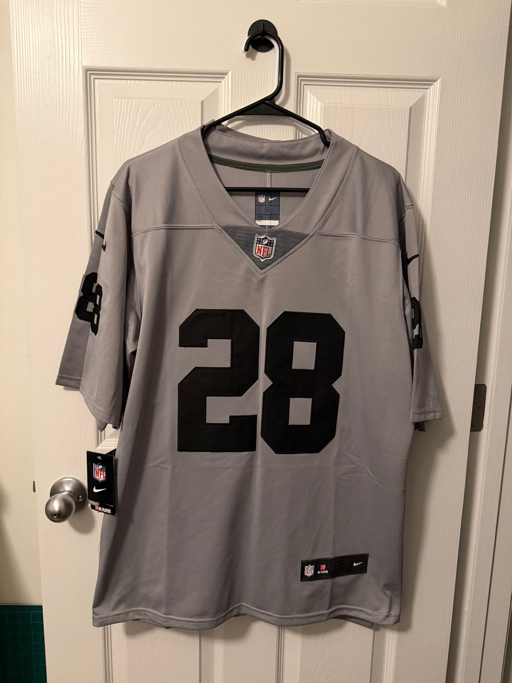Vintage Raiders #28 Josh Jacobs (Stitched/Adult) Jersey