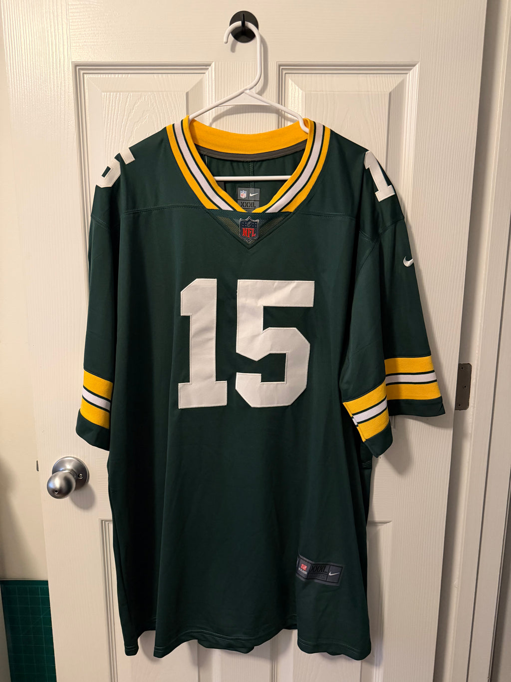 Vintage Green Bay Packers #15 Bart Starr (Stitched/Adult XXXL) Jersey