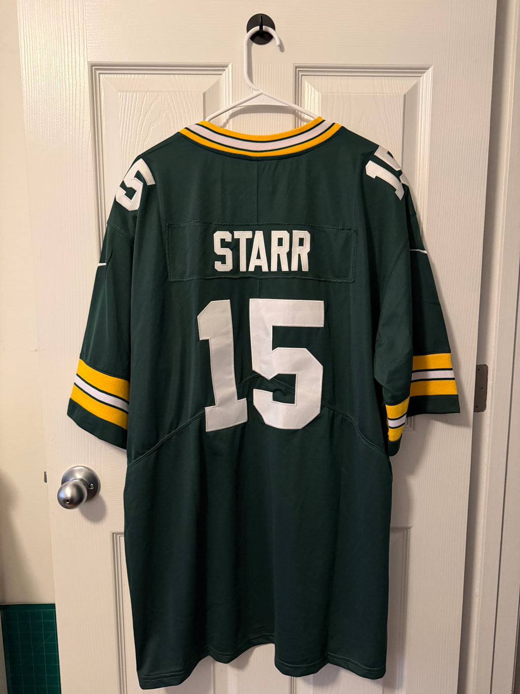 Vintage Green Bay Packers #15 Bart Starr (Stitched/Adult XXXL) Jersey
