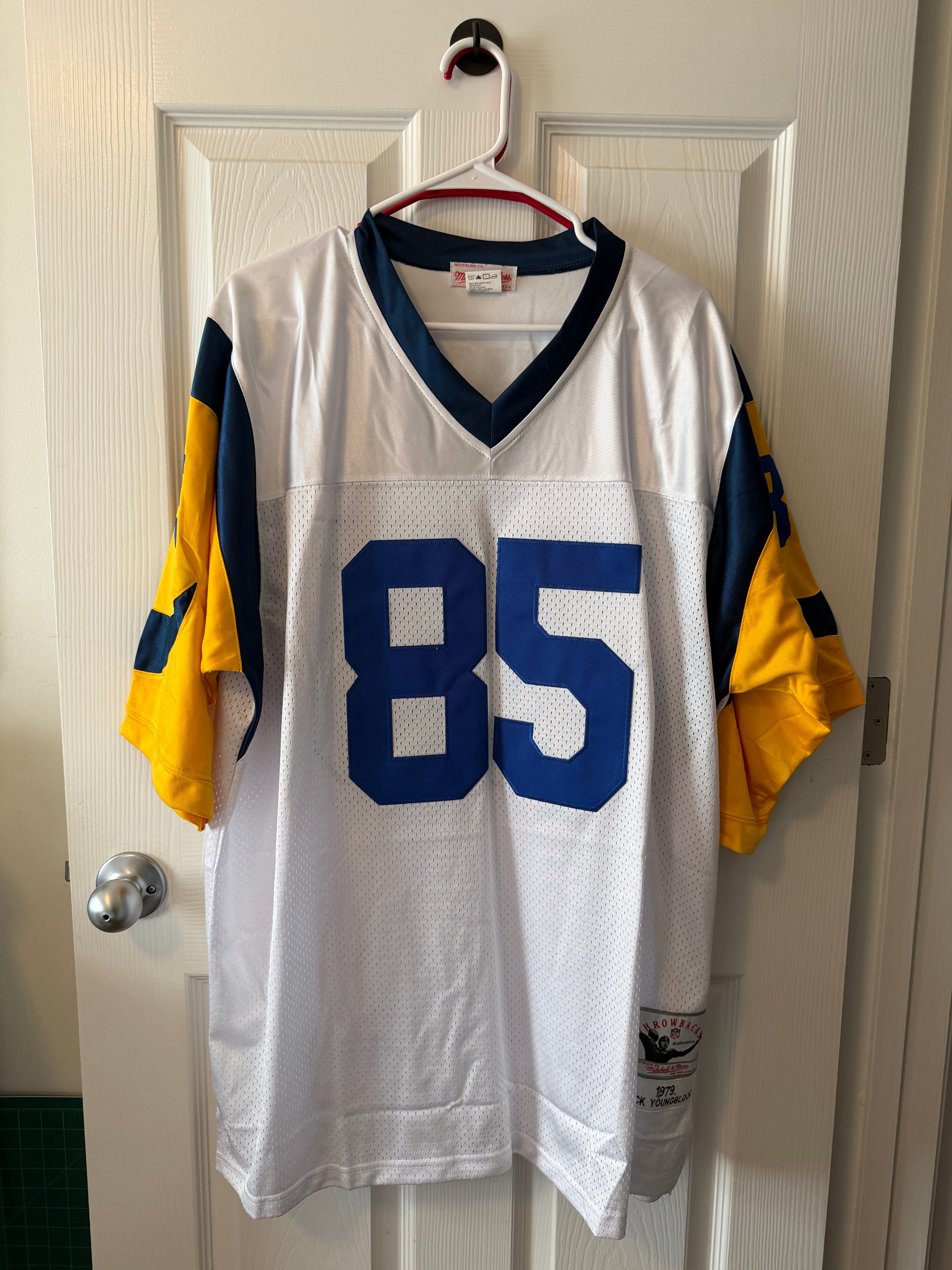 LA Rams #85 Jack Youngblood (Stitched/Adult) Jersey